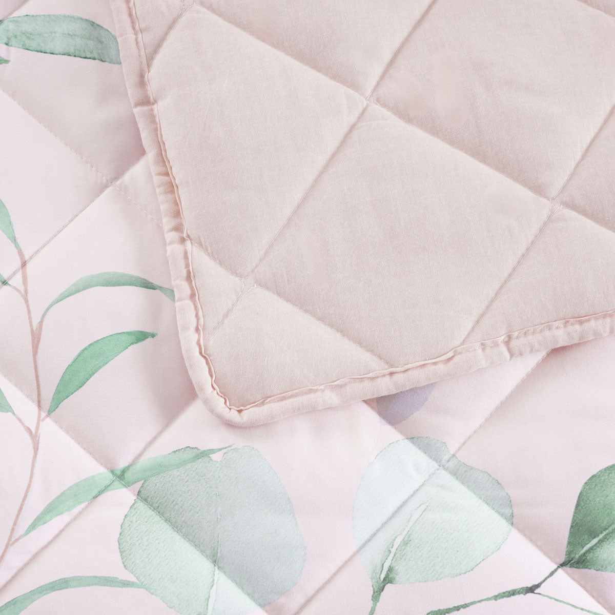 Quilts & Duvets: Bianca Sidney Blush Printed Floral Bedspread Set King