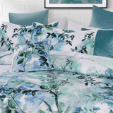 Duvet Covers: Bianca Woodbury White Botanical Printed Bedspread Set King Single