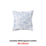 Cushions & Throws: Bianca Laurieton White Coordinate Square Filled Cushion 43 x 43cm