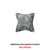 Cushions & Throws: Bianca Maidstone Grey Coordinate Square Filled Cushion 43 x 43cm