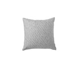 Cushions & Throws: Bianca Pesaro Grey Marle Polyester Cotton Square Filled Cushion 43 x 43cm