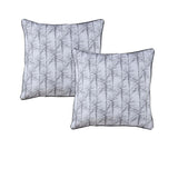 Pillowcases: Bianca Pair of Myrtleford Grey European Pillowcases 65 x 65cm