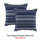 Pillowcases: Bianca Pair of Regent European Pillowcases 65 x 65cm
