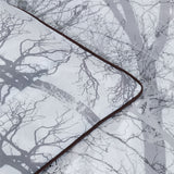 Duvet Covers: Bianca Myrtleford Grey Cotton Sateen Quilt Cover Set King