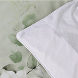 Duvet Covers: Bianca Salisbury Sage Floral Cotton Sateen Quilt Cover Set Super King