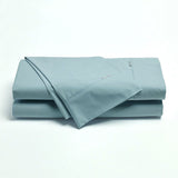Bed Sheets: Bianca Heston Cotton Percale Sheet Set Steel Blue King Single