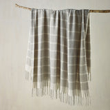 Blankets & Throws: Bianca Maldon Faux Mohair Large Throw Rug 150 x 220 cm Silver