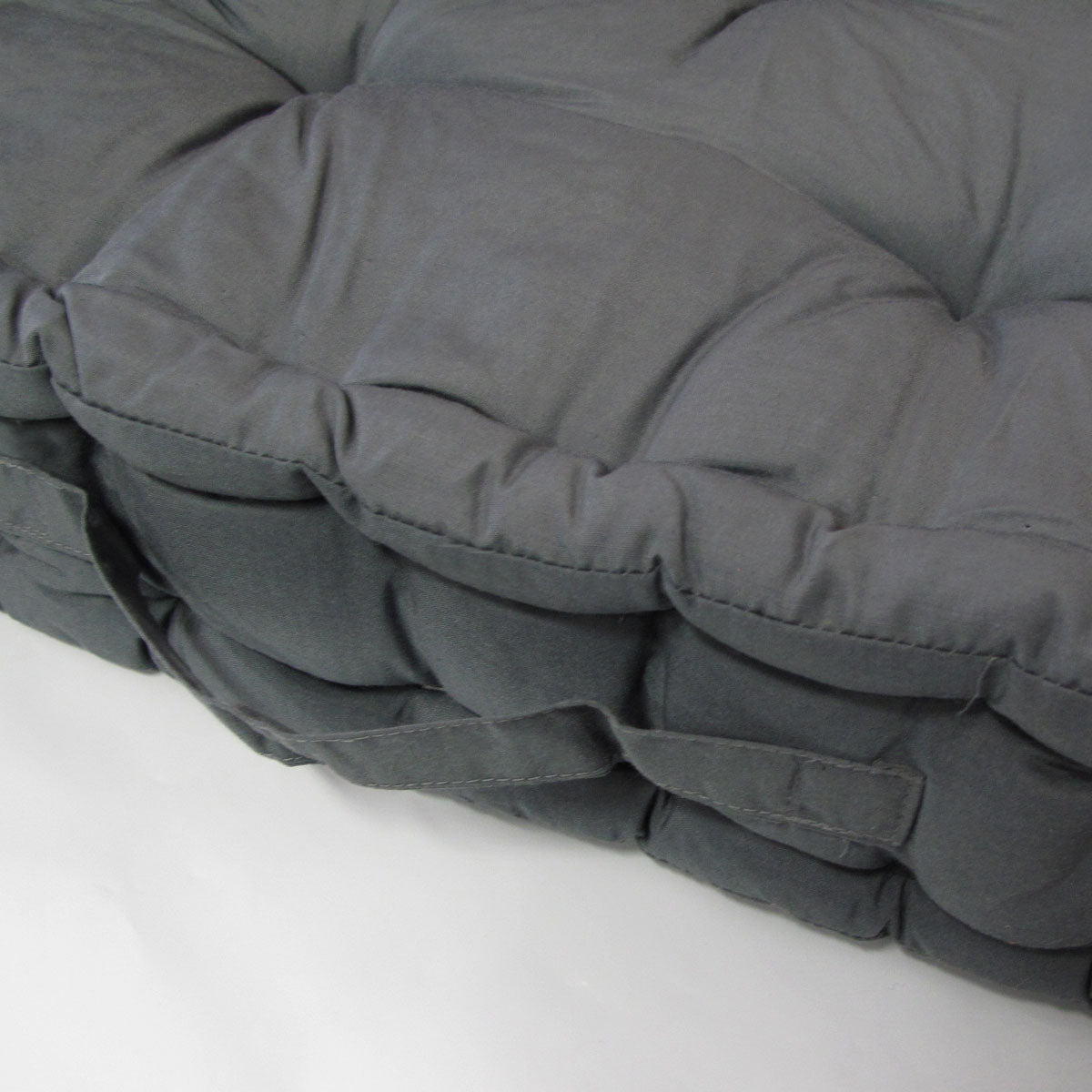 Cushions & Throws: 1 Pc Floor Box Cushion Pad 40 x 40+ 8 cm Navy