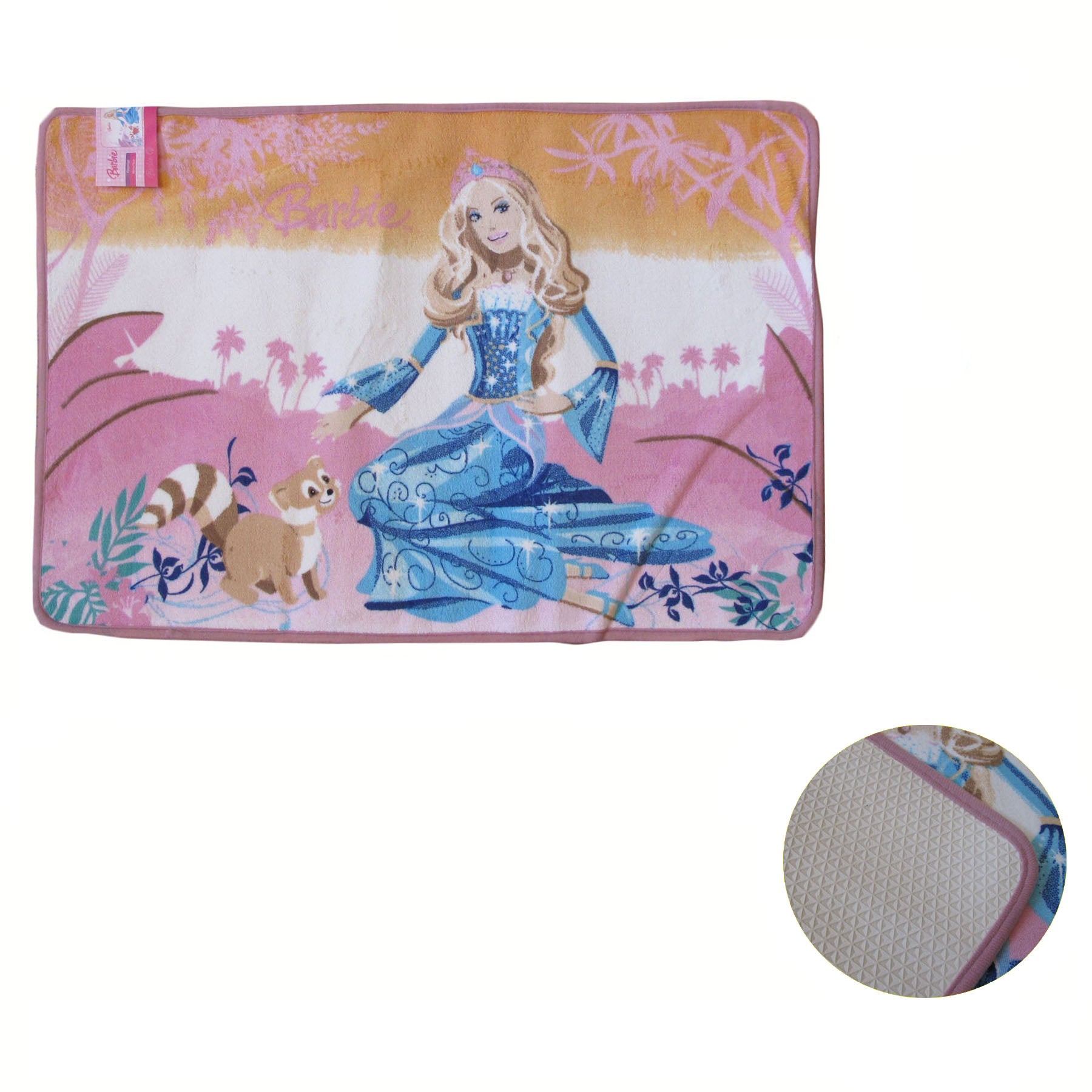 Floor Rugs: Barbie Non Slip Floor Rug 50 x 75 cm