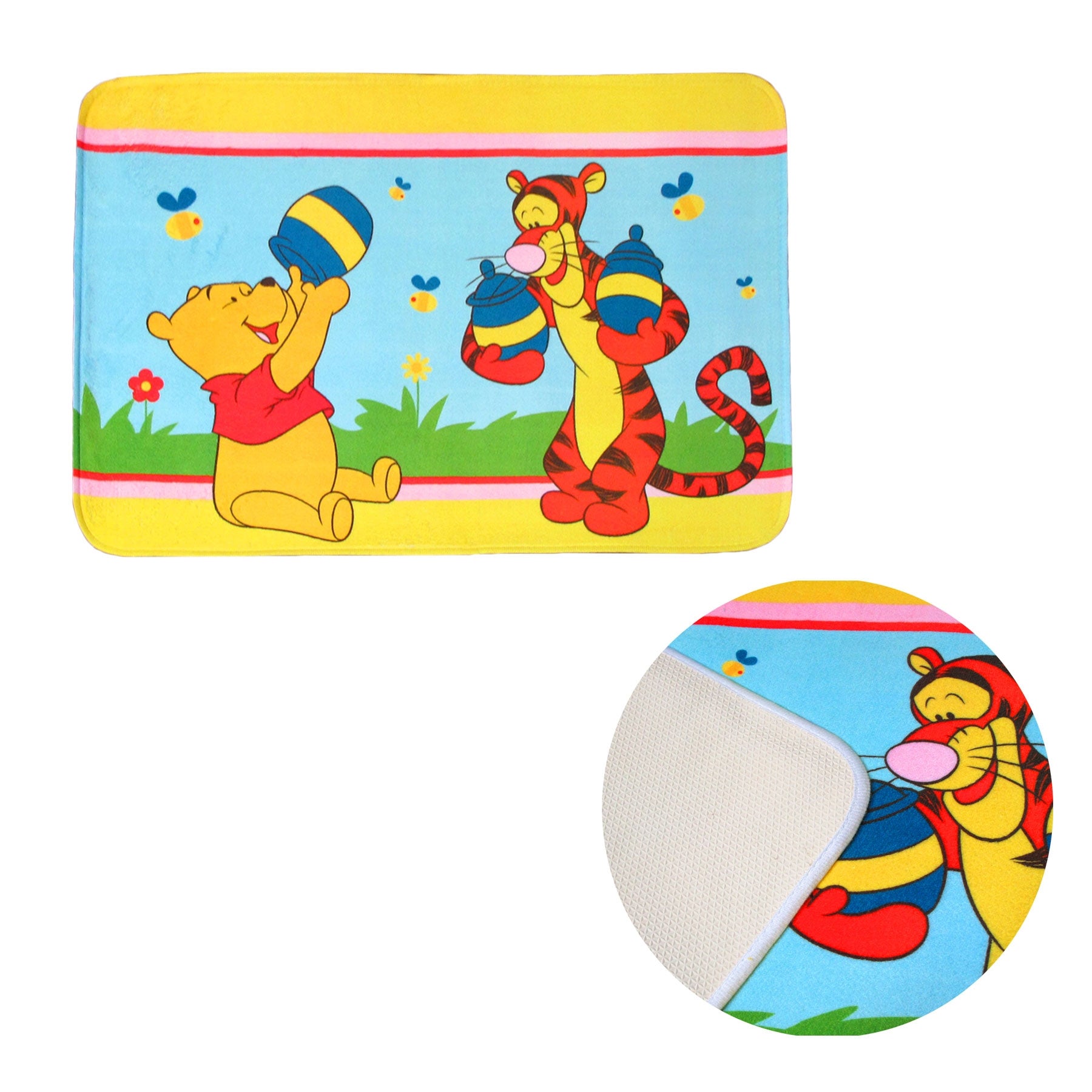 Floor Rugs: Kids Floor Mat Pooh & Tigher Honey