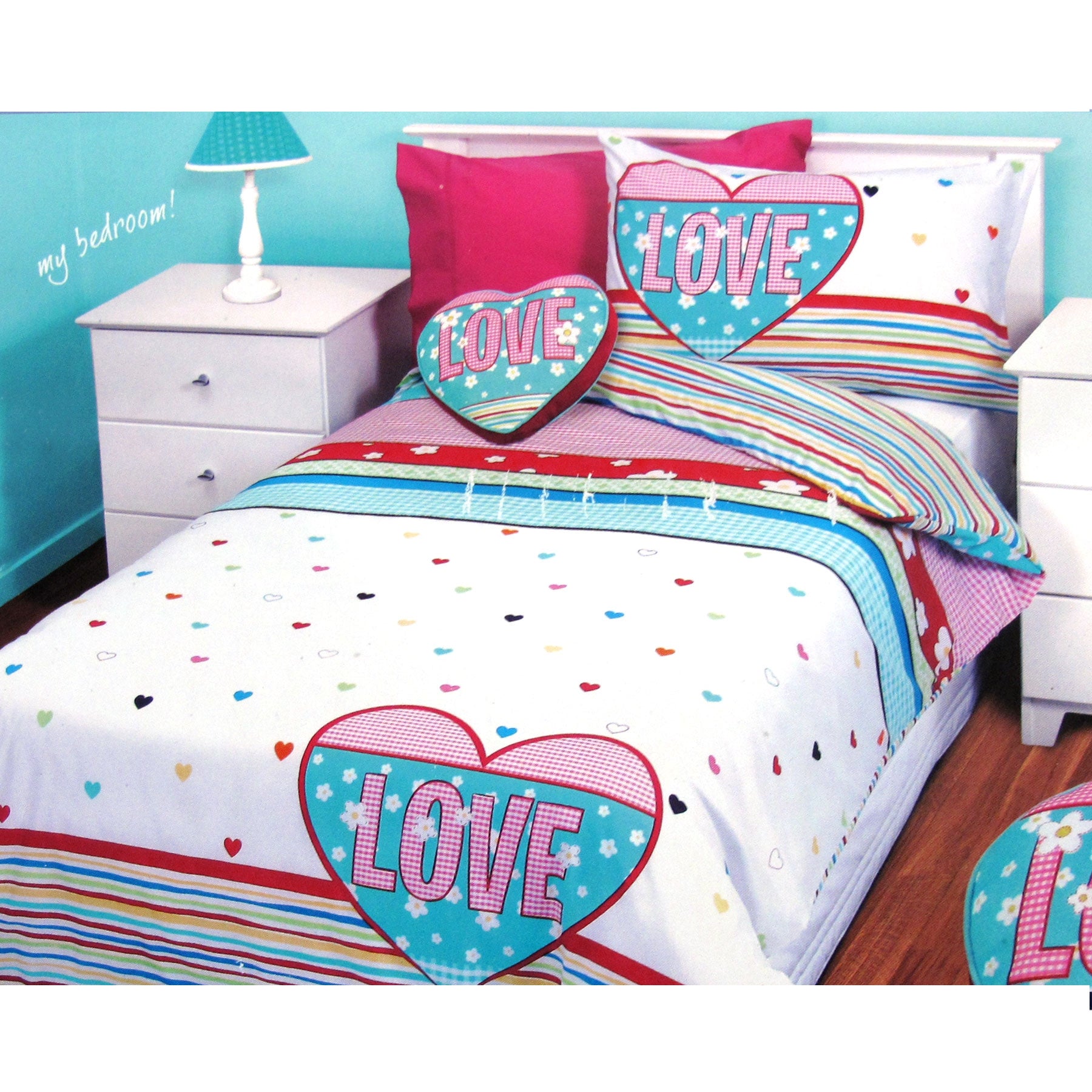 Duvet Covers: Kids Workshop Country Girl Quilt Cover Set Single