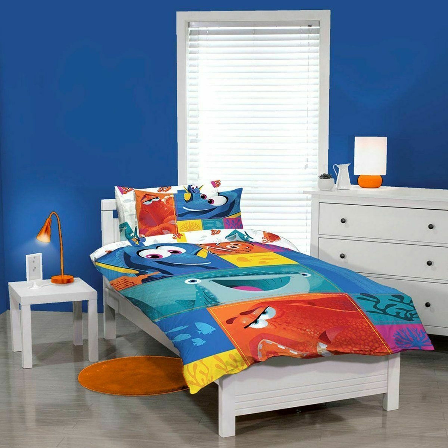 Duvet Covers: Disney Disney Pixar Finding Nemo Dory Licensed Quilt Cover Set Single