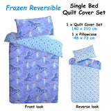 Duvet Covers: Caprice Disney Frozen Elsa Reversible Licensed Quilt Cover Set Single