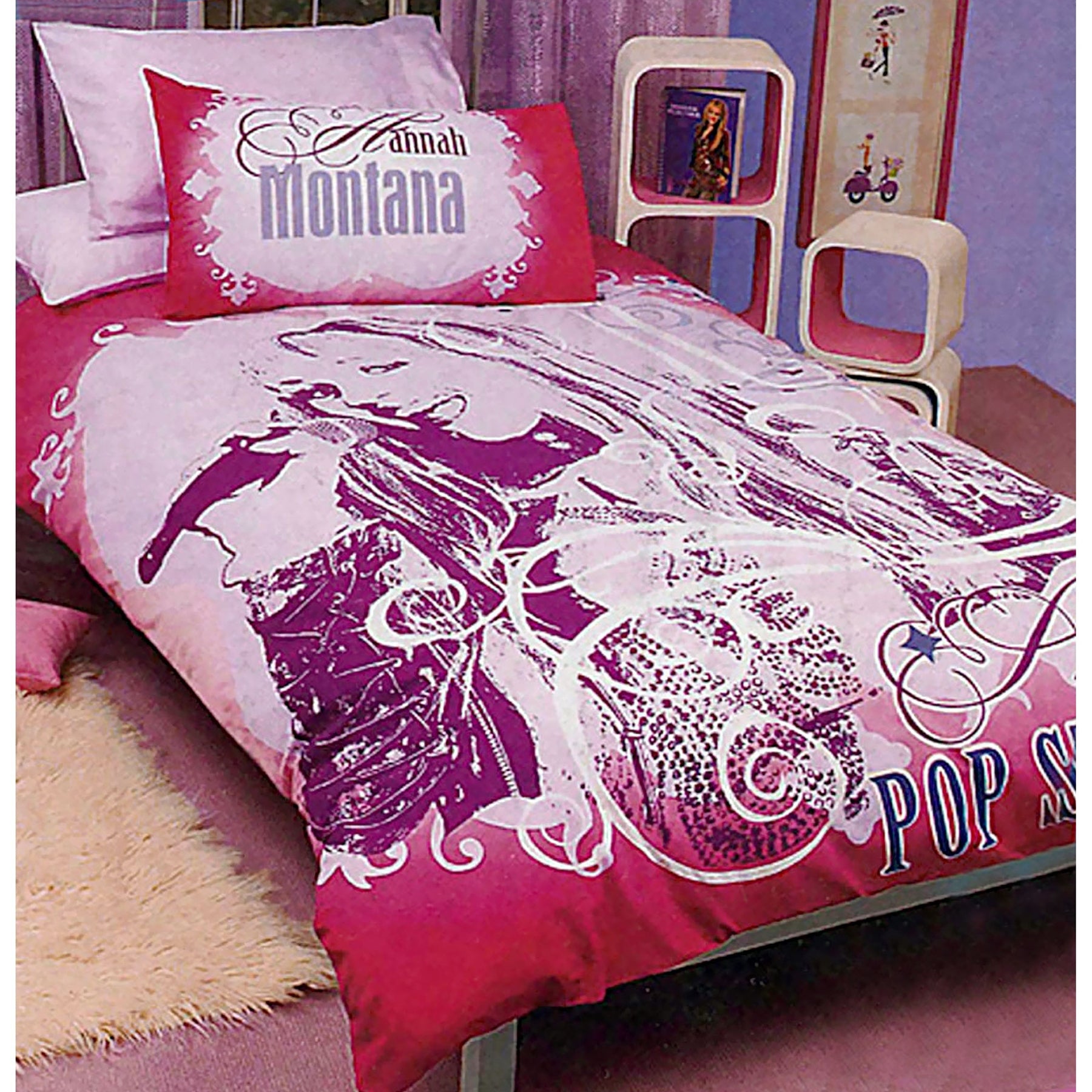 Duvet Covers: Disney Hannah Montana Pop Star Quilt Cover Set Single