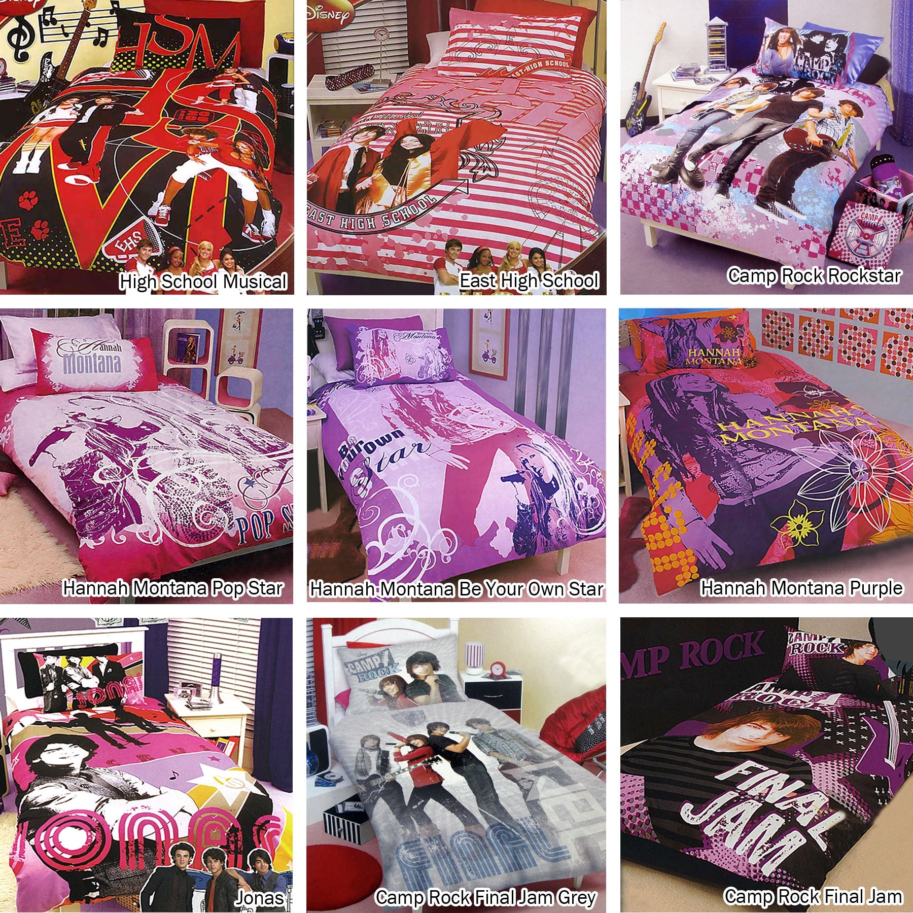 Duvet Covers: Disney Hannah Montana Pop Star Quilt Cover Set Single