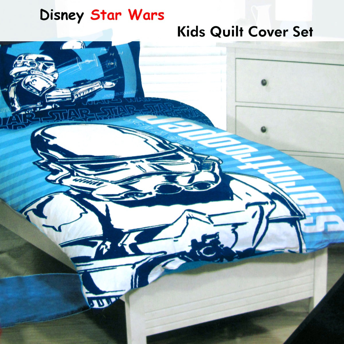 Duvet Covers: Disney Star Wars Quilt Cover Set Queen