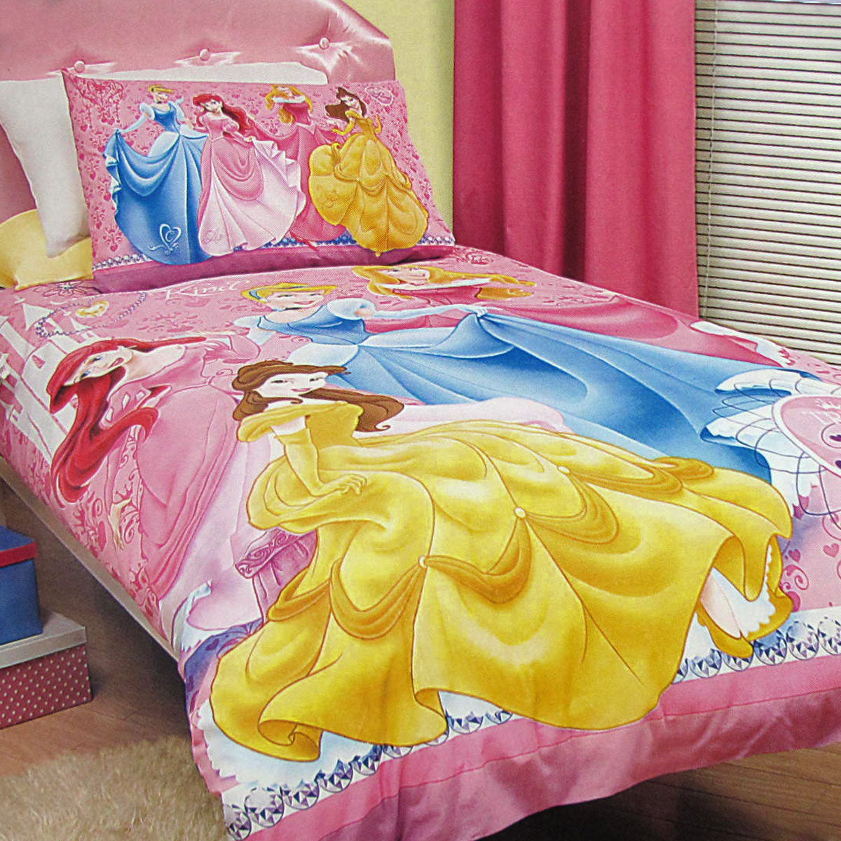 Duvet Covers: Caprice Disney Three Princesses Licensed Quilt Cover Set Single