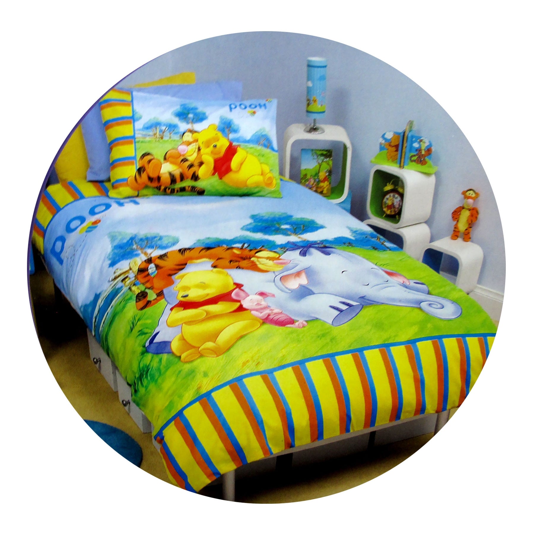 Duvet Covers: Disney Winnie The Pooh Quilt Cover Set Tiger & Pooh Single