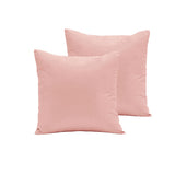 Pillowcases: Pair of Polyester Cotton European Pillowcases Coral