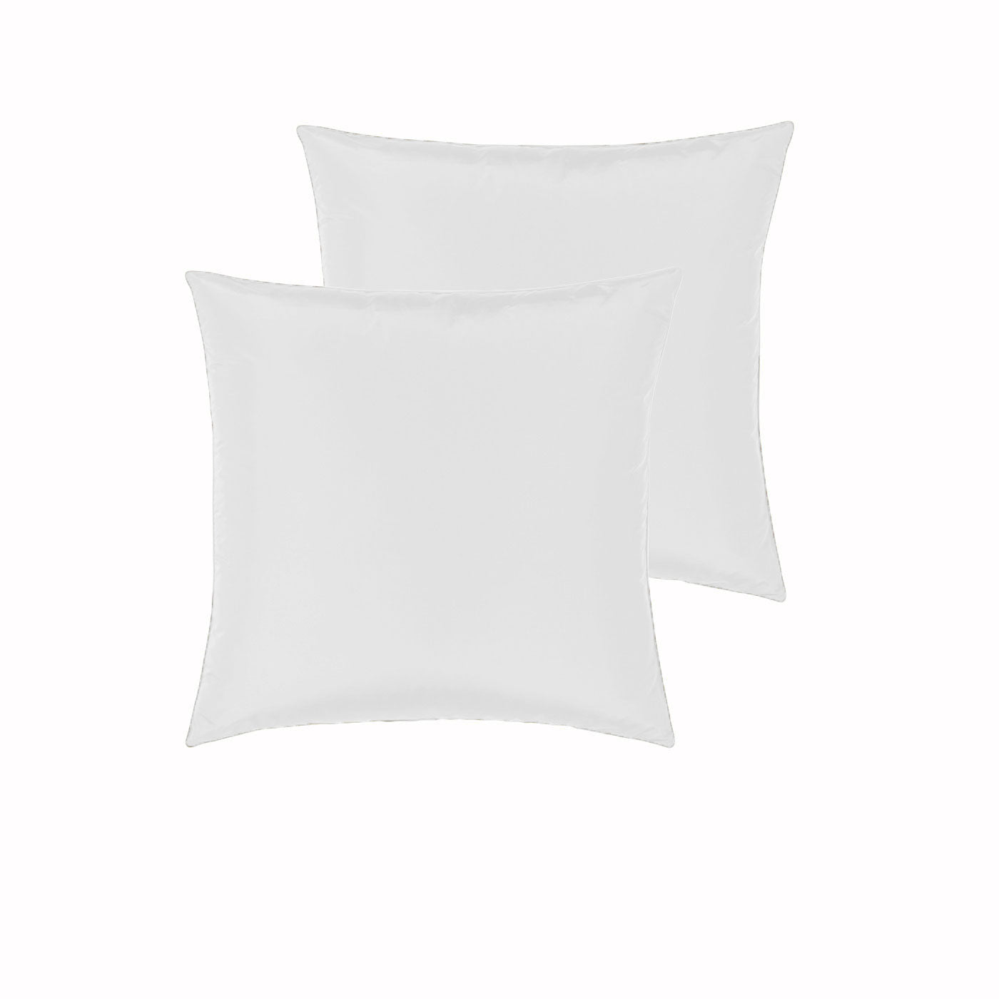 Pillowcases: PepperMIll Satin European Pillowcases ( Pair ) WHITE
