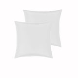 Pillowcases: PepperMIll Satin European Pillowcases ( Pair ) WHITE