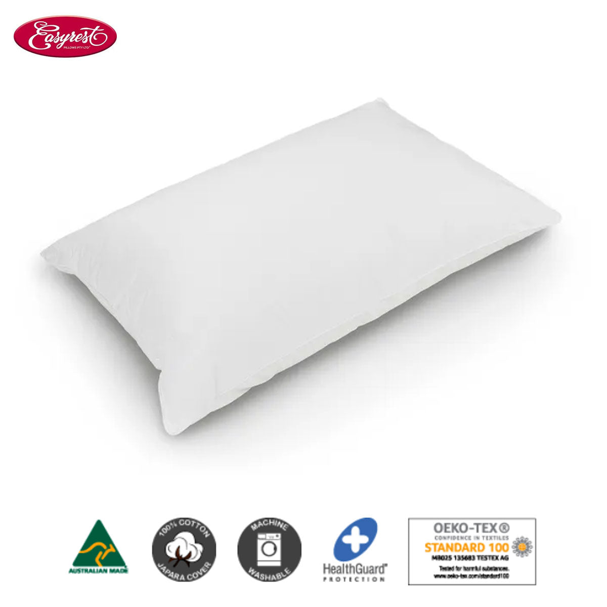 Pillows: Easyrest BioFresh Allergy Sensitive Microblend Standard Pillow 48 x 73 cm
