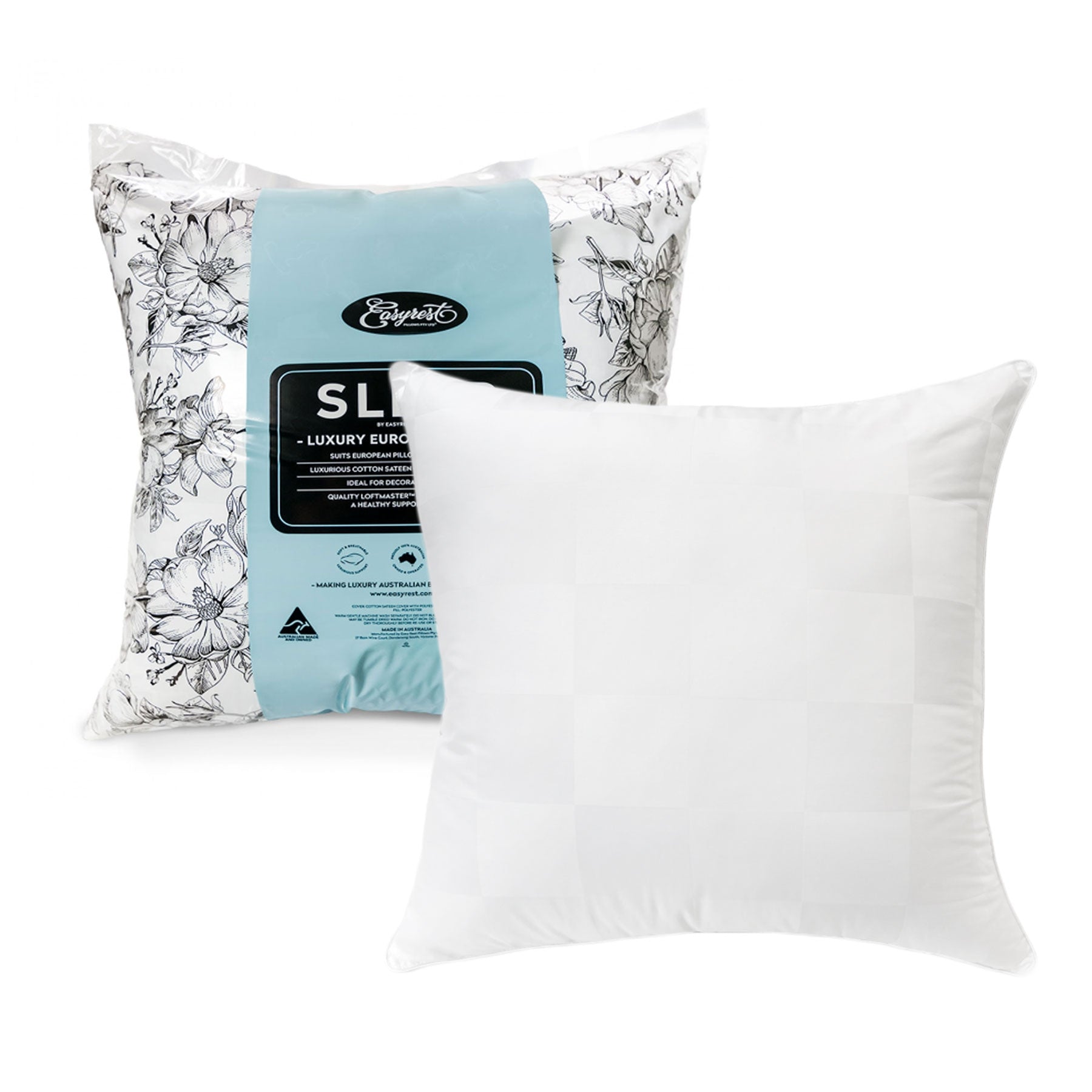 Pillows: Easyrest Sleep Luxury European Firm Pillow