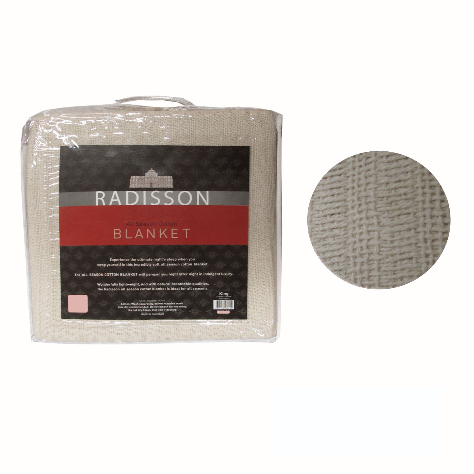 Blankets & Throws: Radisson All Season Cotton Blanket Wheat SINGLE