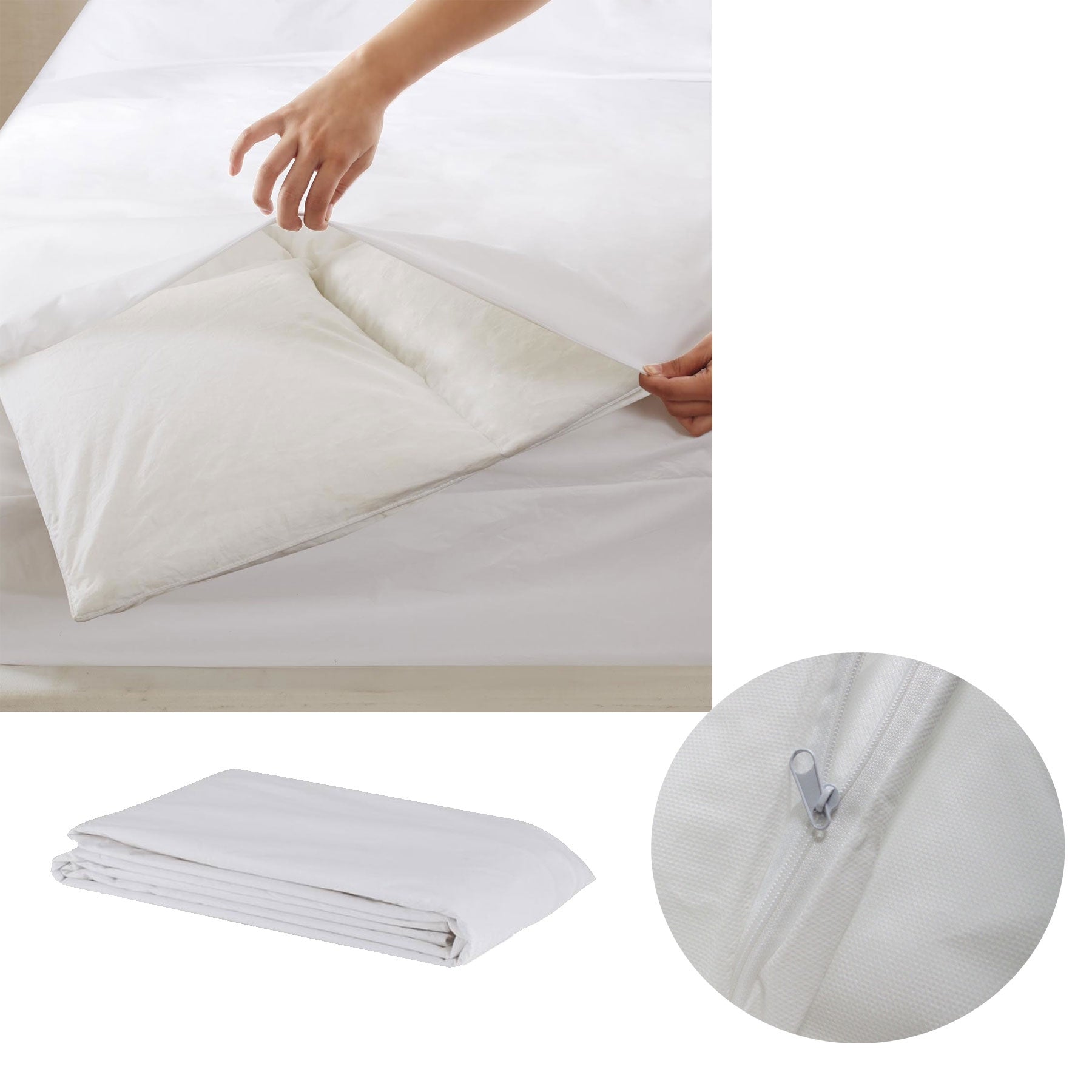 Mattress Protectors: Stain/ Water Resistant Quilt Protector Single