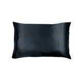 Pillowcases: Invitation Satin Standard Pillowcase Indigo