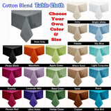 Table Linen & Kitchen Towels: Hoydu Cotton Blend Table Cloth Ultra Violet 170x420cm