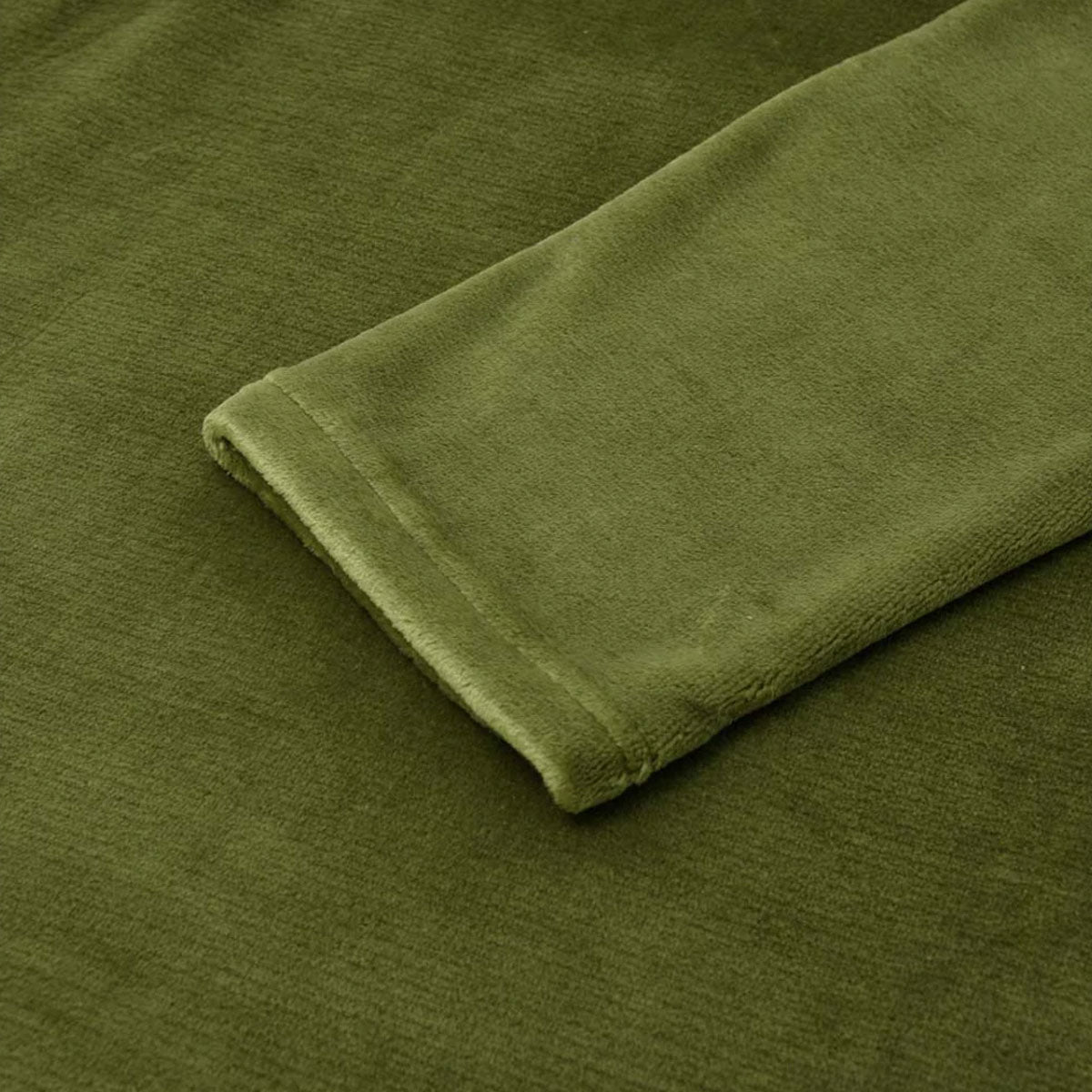Blankets & Throws: Accessorize Moss Green Super Soft Hooded Blanket Extra Large