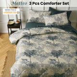 Quilts & Duvets: Big Sleep 3 Piece Matteo Comforter Set Queen