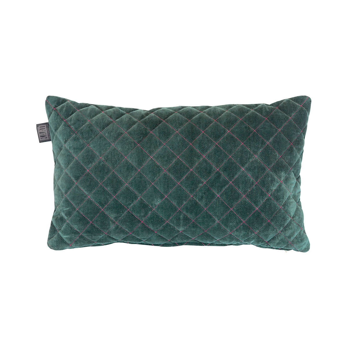 Cushions & Throws: Bedding House Equire Luxury Cotton Filled Oblong Cushion Green
