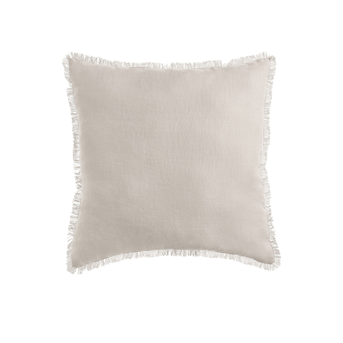 Cushions & Throws: Vintage Design Homewares Natural French Linen Filled Cushion Square - 55cm x 55cm