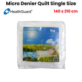 Quilts & Duvets: Big Sleep 300GSM Asthma and Allergy Sufferers Micro Denier Quilt Single