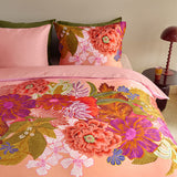 Duvet Covers: Oilily Livia Multi Cotton Floral Quilt Cover Set Queen