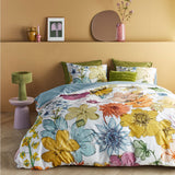 Duvet Covers: Bedding House Lotti Multi Cotton Floral Quilt Cover Set King