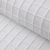 Duvet Covers: Vintage Design Homewares Parquet White Polyester Cotton Quilt Cover Set Single