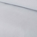 Accessorize Silver Waffle Polyester Quilt Cover Set Queen
