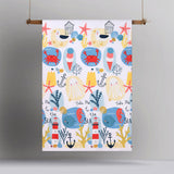 Duvet Covers: Happy Kids Seaside Glow in the Dark Quilt Cover Set Single