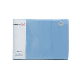 Bed Sheets: Happy Kids Blue Plain Dyed Microfibre Sheet Set King Single