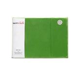Bed Sheets: Happy Kids Green Plain Dyed Microfibre Sheet Set Double