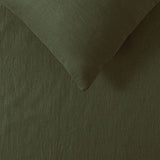 Bed Sheets: Vintage Design Homewares 100% Linen Olive Sheet Set Queen