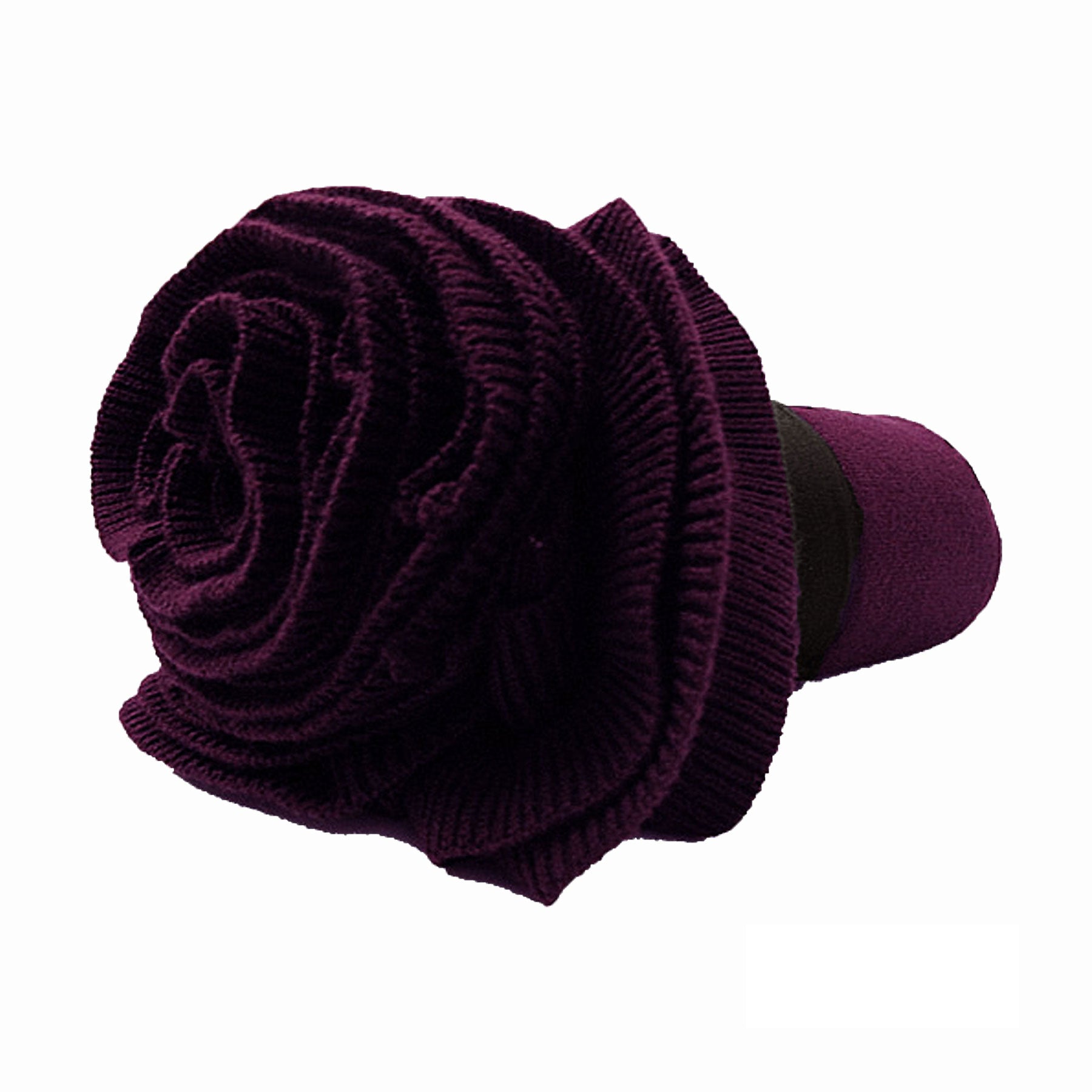 Blankets & Throws: Accessorize Double Ruffle Throw Plum