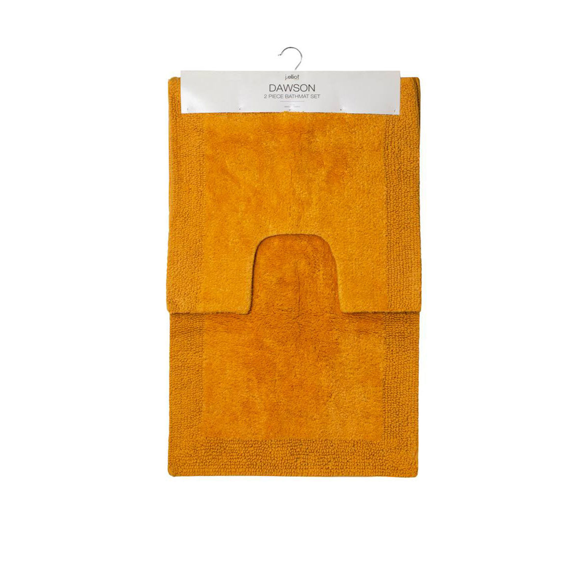 Bath Mats & Rugs: J.Elliot Home Home 2000GSM 2 Pce Dawson 100% Cotton Bath Mat Set Mustard
