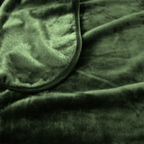 Blankets & Throws: J Elliot Home 800GSM Luxury Winter Thick Mink Blanket Sea Kelp King