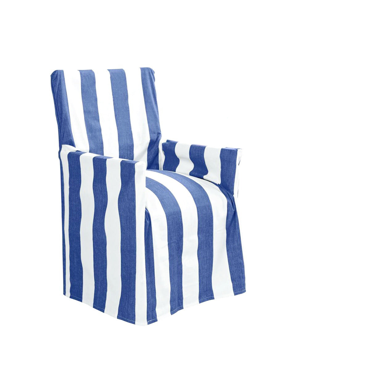 Sofa Accessories: IDC Homewares Cotton Director Chair Cover Blue Stripes