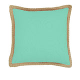 Cushions & Throws: J Elliot Home Mornington Linen Cushion Cover 50 x 50 cm Mint