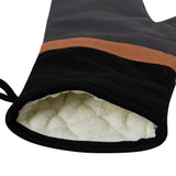 Oven Mitts & Pot Holders: J Elliot Home Selby Cotton Oven Mitt 34 x 15 cm Charcoal & Black